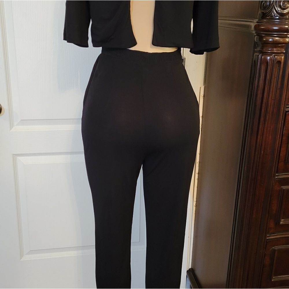 H&M 3/4 SLEEVE LENGTH OPEN BACK WOMEN"S JUMPSUIT - Picture 11 of 16